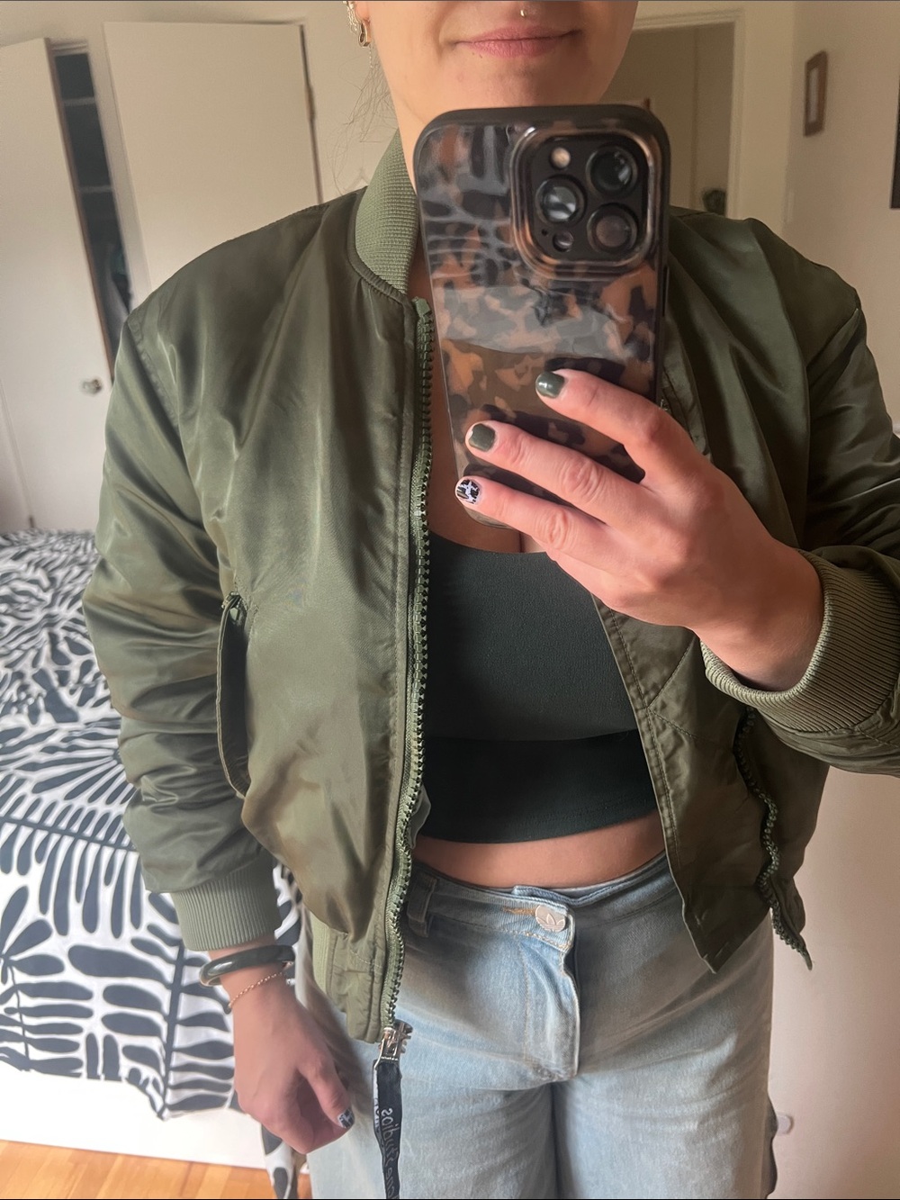 Acne Studios Clea Bomber jacket with Ruched sleeves XXS - Picture 2 of 16